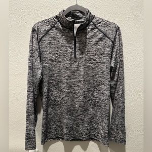 Zip Neck Athletic long sleeve Shirt